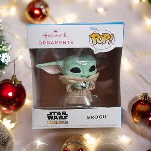 Hallmark Funko Pop Baby Yoda Grogu Ornament Star Wars Christmas